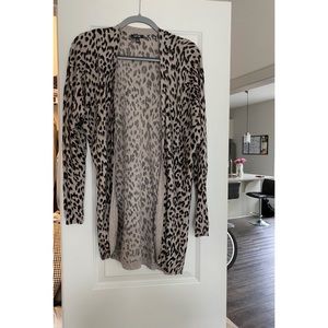 Small, cheetah cardigan